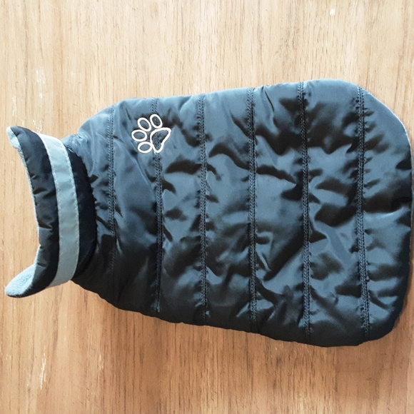 Quilted Pet Jacket with Safety Stripe sz XS/S - Picture 1 of 9